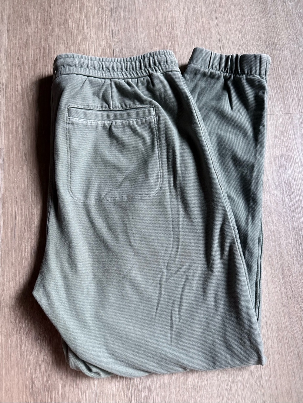 Athleta Olive Green Women's Elastic-Waist Track Pants
